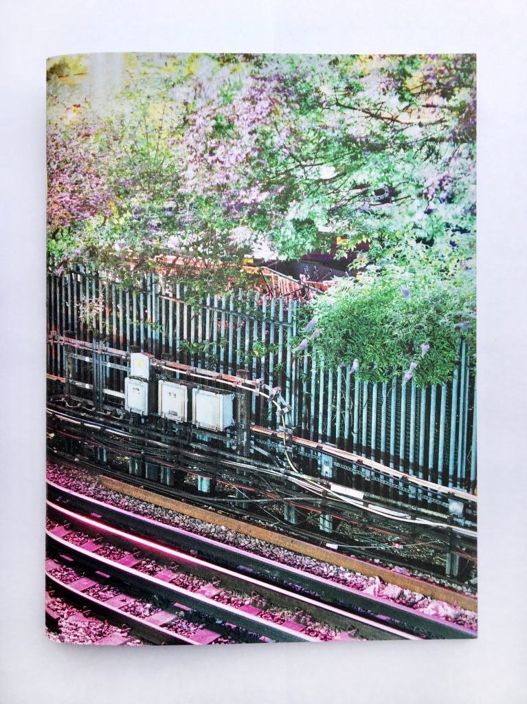 Front cover of The London Line zine.