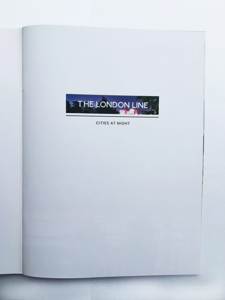 The London Line title page.