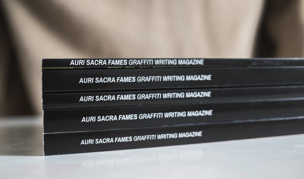 Auris Sacra Fames magazine spines